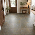 San Rio Rustic 12x12 Gauged Slate Tile — Foyer floor