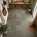 San Rio Rustic 12x12 Gauged Slate Tile — Mudroom floor