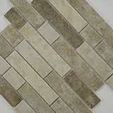 Sandhills Interlocking Pattern Misc. 0.24 Inch Glass Mosaic Tile