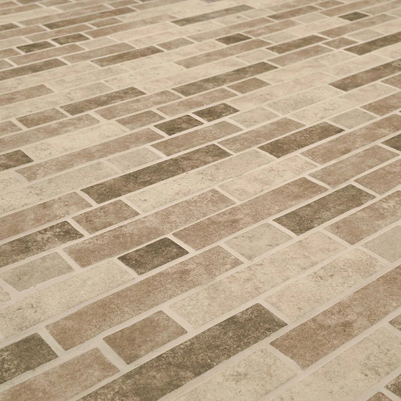 Sandhills Interlocking Pattern Misc. 0.24 Inch Glass Mosaic Tile