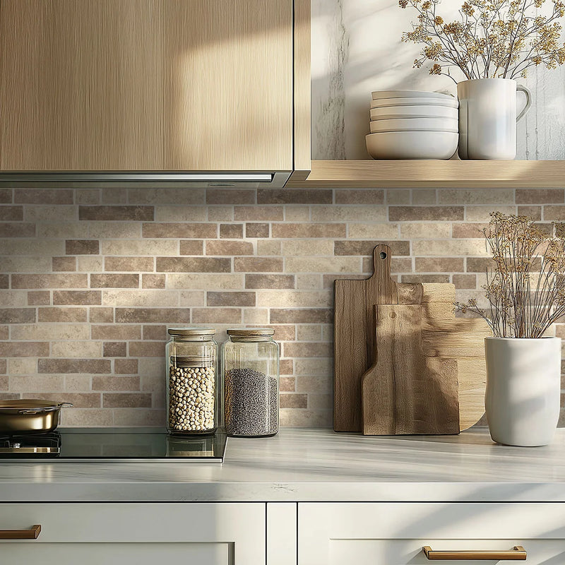 Sandhills Interlocking Pattern Misc. 0.24 Inch Glass Mosaic Tile