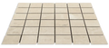 Travertine/Marble Mosaics Sandy Beige 12x12 Polished Natural Marble Mosaic