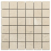 Travertine/Marble Mosaics Sandy Beige 12x12 Polished Natural Marble Mosaic