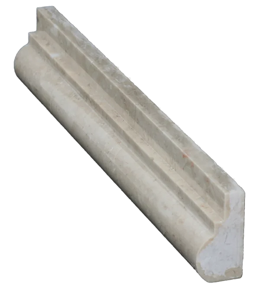 Liners Sandy Beige 2x12 Natural Veined Marble Trim