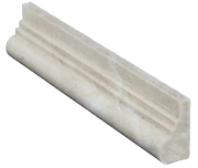 Liners Sandy Beige 2.5x12 Natural Veined Marble Trim
