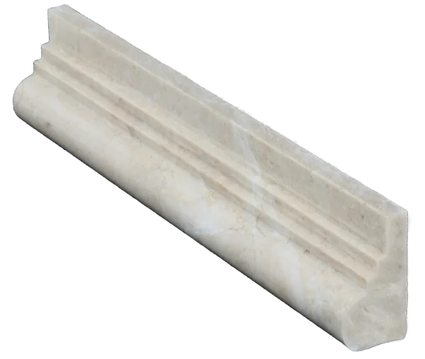 Liners Sandy Beige 2.5x12 Natural Veined Marble Trim