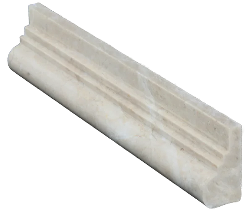 Liners Sandy Beige 2.5x12 Natural Veined Marble Trim