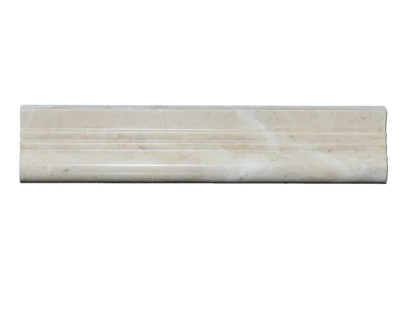 Liners Sandy Beige 2.5x12 Natural Veined Marble Trim