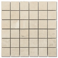 Travertine/Marble Mosaics Sandy Beige 12x12 Honed Natural Marble Mosaic