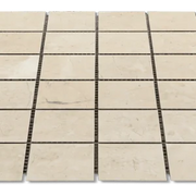 Travertine/Marble Mosaics Sandy Beige 12x12 Honed Natural Marble Mosaic
