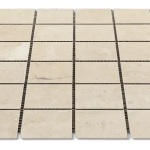 Travertine/Marble Mosaics Sandy Beige 12x12 Honed Natural Marble Mosaic