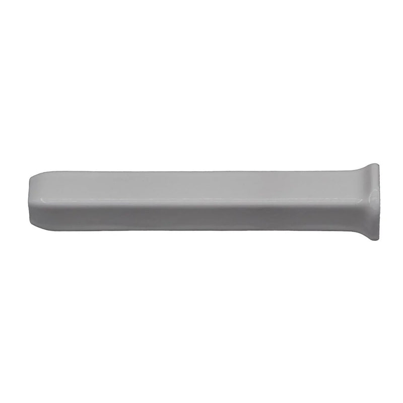 Sanitary Cove Base Outside Corner Grey 1x6 Glossy Ceramic Tile