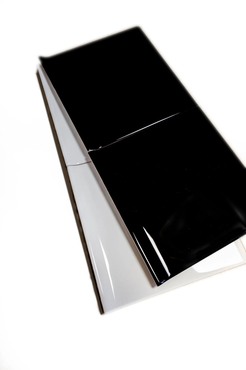 Sanitary Cove Base S3619T Black 6x6 Glossy Ceramic Tile