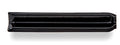 Sanitary Cove Base S3619T Black 6x6 Glossy Ceramic Tile