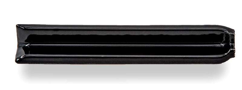 Sanitary Cove Base Inside Corner Black 1x6 Glossy Ceramic Tile