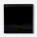 Sanitary Cove Base S3619T Black 6x6 Glossy Ceramic Tile