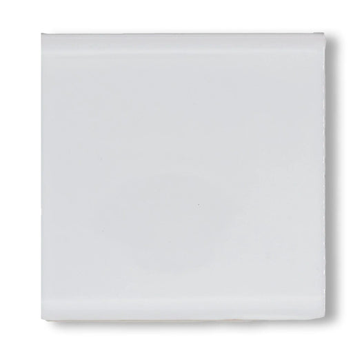 Sanitary Cove Base S3619T White 6x6 Glossy Ceramic Tile