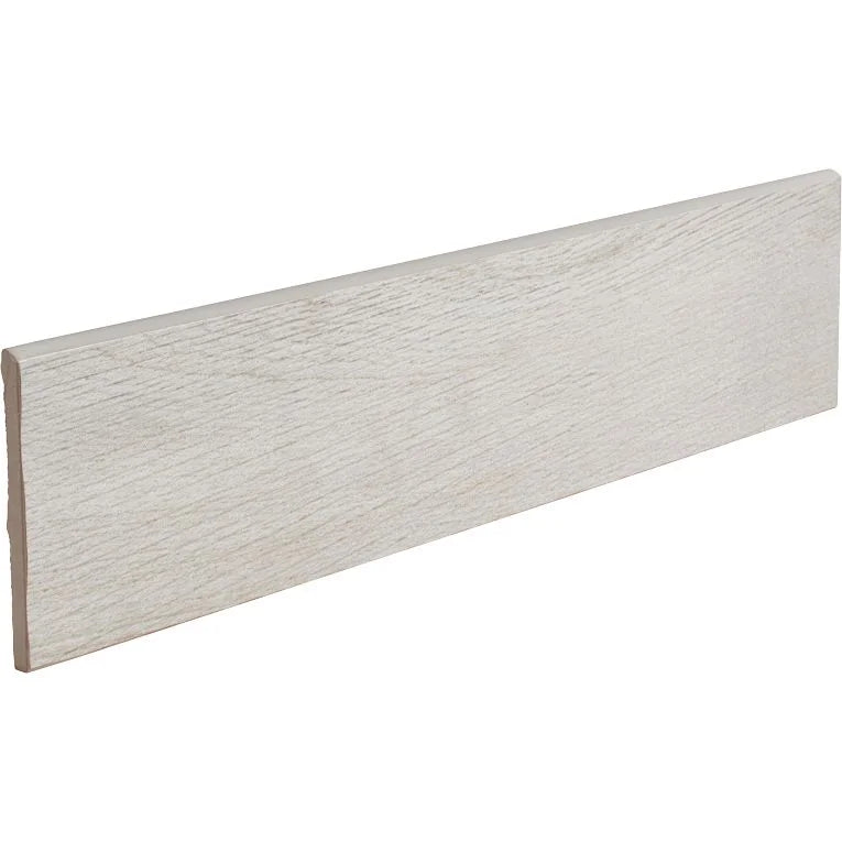 Sav Wood Bianco 4x16 Surface Bullnose Wood Look Porcelain Trim