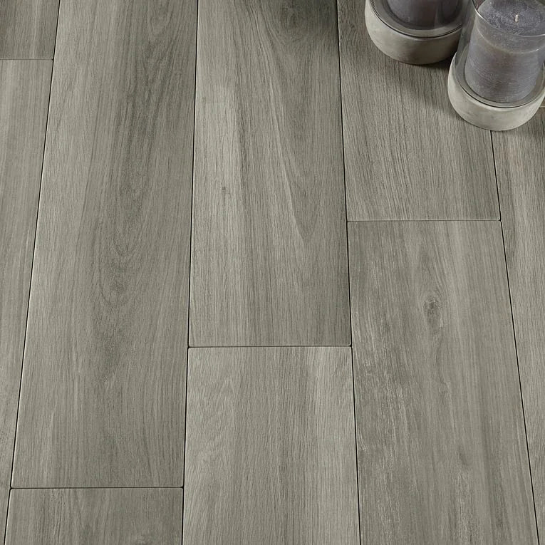 Sav Wood Grigio 4x16 Surface Bullnose Wood Look Porcelain Trim