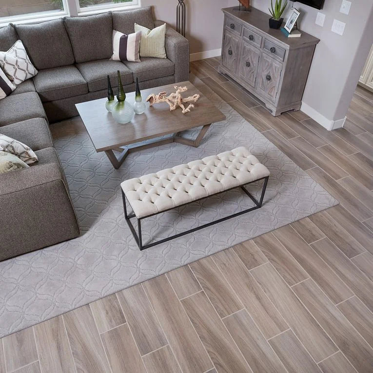 Sav Wood Tortora 4x16 Surface Bullnose Wood Look Porcelain Trim