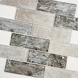 Savoy 2x6 Subway 0.31 Inch Glass Tile