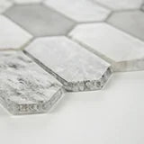 Savoy Picket Pattern Misc. 0.31 Inch Glass Blend Mosaic Tile