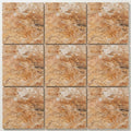 Scabos Travertine 12x12 Filled & Honed Travertine Tile close-up