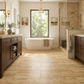 Scabos Travertine 12x24 Filled & Honed Travertine Tile — Primary Bath floor