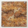 Scabos Travertine 12x24 Filled & Polished Travertine Tile close-up