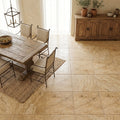 Scabos Travertine 18x18 Tumbled Travertine Tile — Dining Room floor