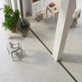 Seagrass 18x36 Honed Limestone Tile — Living Room floor