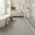 Seagrass 18x36 Honed Limestone Tile — Primary Bath floor