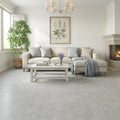 Seagrass 24x24 Flamed/Brushed Limestone Tile — Living Room floor