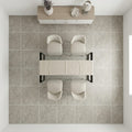 Seagrass 24x24 Honed Limestone Tile — Dining Room floor