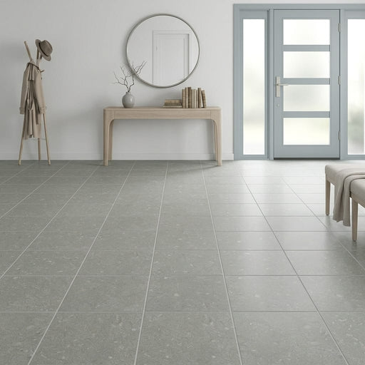 Seagrass Limestone Tile 16x16 Honed — Foyer floor