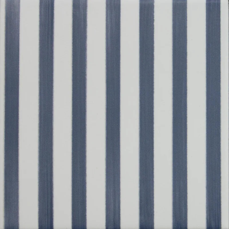 Seasons Blue #1 6x6 Glazed Straight Porcelain Pool Tile