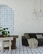 Seasons Blue #2 6x6 Glazed Straight Porcelain Pool Tile