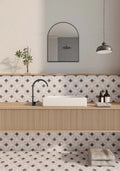 Seasons Noir #1 6x6 Glazed Straight Porcelain Pool Tile