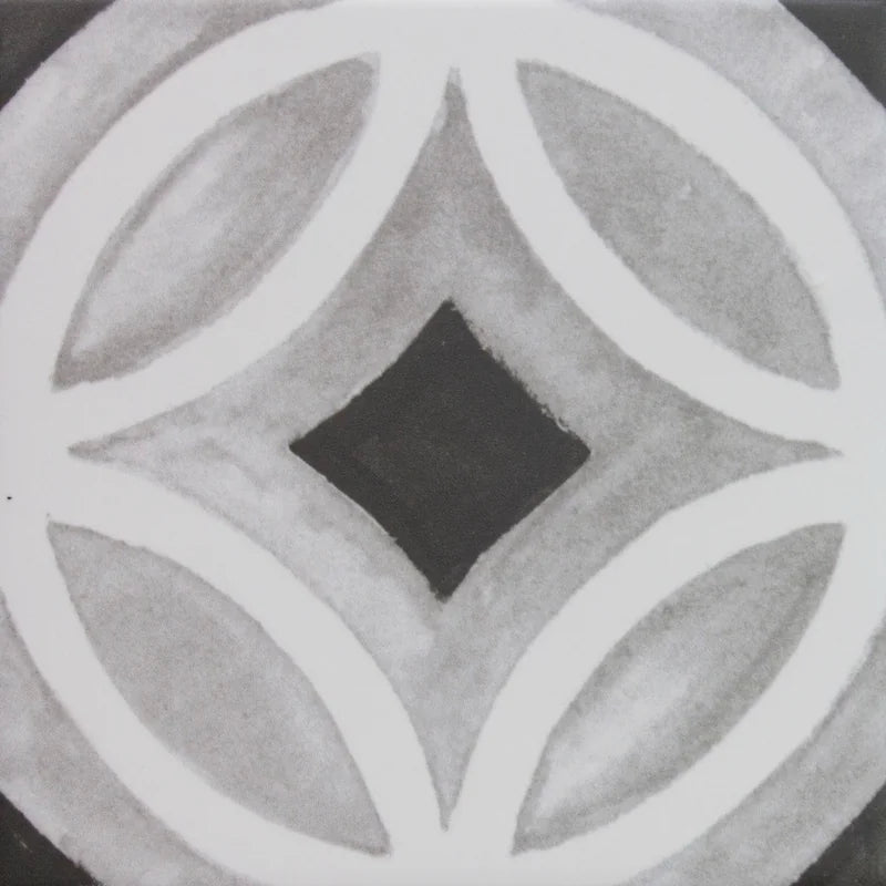 Memory Noir #6 6x6 Glazed Porcelain Pool Tile