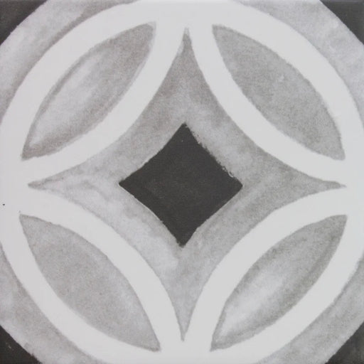 Seasons Noir #3 6x6 Glazed Porcelain Pool Tile