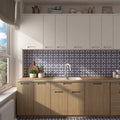 Seasons Sky #2 6x6 Glazed Porcelain Pool Tile