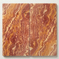 Sedona Fantastico 12x24 Unfilled & Honed Straight Travertine Single Bullnose Pool Coping close-up