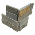 Sedona Grey 6x6 Corner Splitface Quartzite Ledger Stone