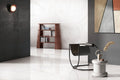 Select White Carrara Gray 24x48 Polished Porcelain Tile