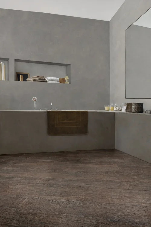 Selection Oak Black 6x36 Grip R11 Wood Look Porcelain Tile