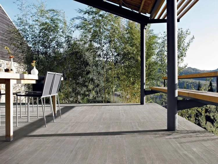 Selection Oak Grey 6x36 Grip R11 Wood Look Porcelain Tile