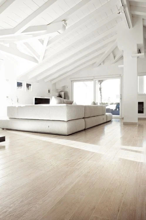 Selection Oak White 6x36 Wood Look Porcelain Tile