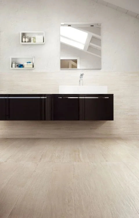 Selection Oak White 8x71 Wood Look Porcelain Tile