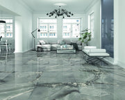 Selene Dark 35.4x35.4 Porcelain Tile