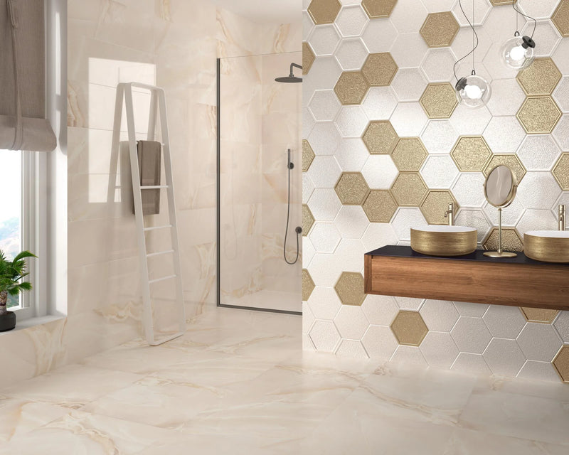 Selene Light 23.6x23.6 Porcelain Tile